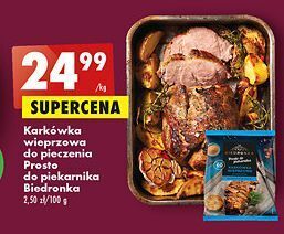 Biedronka Karkówka wieprzowa biedronka prosto do piekarnika oferta