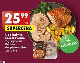 Biedronka Udo z indyka faszerowane grzybami biedronka prosto do piekarnika oferta