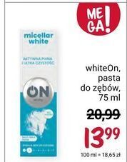 Rossmann Pasta do zębów micellar white whiteon oferta