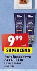 Biedronka Pasta z tuńczyka abba oferta