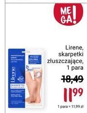 Rossmann Skarpetki złuszczające regenerujące wygładzające lirene dermoprogram oferta