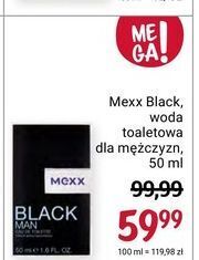 Rossmann Woda toaletowa mexx black men oferta