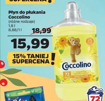 Netto Płyn do płukania happy yellow coccolino oferta