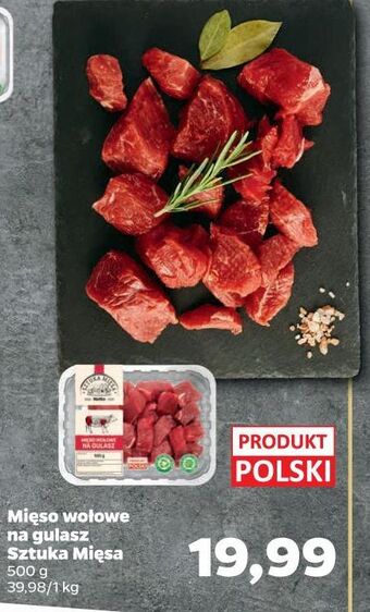 Netto Gulasz wołowy sztuka mięsa netto oferta