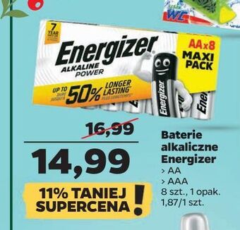 Netto Baterie alkaliczne aa energizer oferta