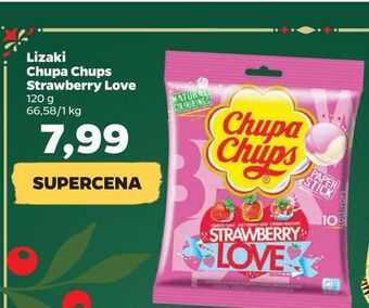 Netto Lizaki strawberry love chupa chups oferta