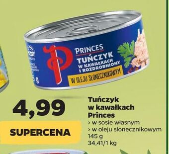 Netto Tuńczyk w kawałkach i rozdrobniony sosie własnym princes oferta