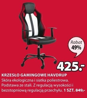 JYSK Krzesło gamingowe oferta