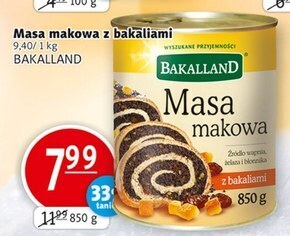 Prim Market Bakalland masa makowa z bakaliami 850 g oferta