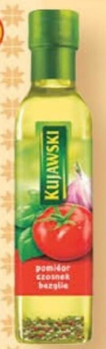 Delikatesy Centrum Kujawski olej rzepakowy z pierwszego tłoczenia z pomidorami czosnkiem i bazylią 250 ml oferta