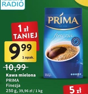 Intermarche Prima finezja kawa mielona 250 g oferta