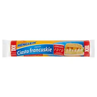 Delikatesy Centrum Henglein świeże ciasto francuskie xxl 375 g oferta