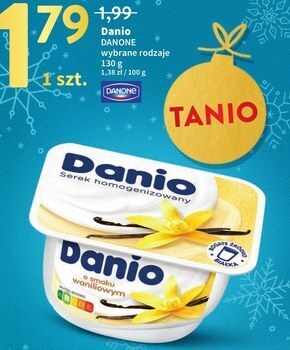 Intermarche Danio serek homogenizowany o smaku waniliowym 130 g oferta