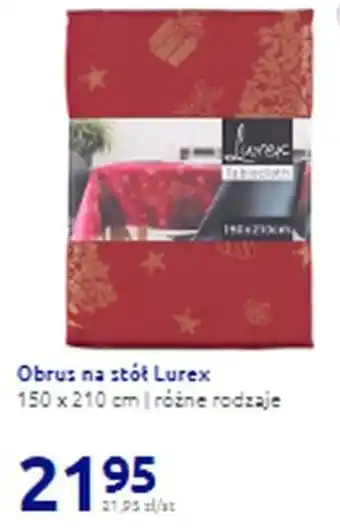 Action Obrusna stół Lurex 150x210cm różne rodzaje oferta