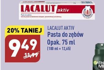 ALDI Pasta do zębów lacalut aktiv oferta