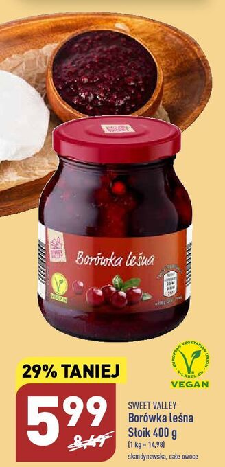 ALDI Borówka leśna sweet valley oferta