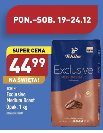 ALDI Kawa tchibo exclusive medium roast oferta