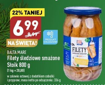 ALDI Filety śledziowe smażone balta mare oferta