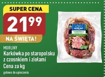 ALDI Karkówka wieprzowa gotowa do pieczenia z czosnkiem morliny oferta