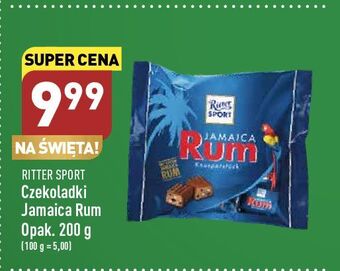 ALDI Czekoladki jamaica rum ritter sport oferta