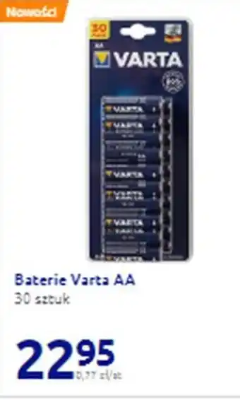 Action Varta Baterie AA 30szt. oferta