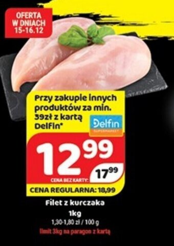 Delfin Filet z kurczaka 1kg oferta