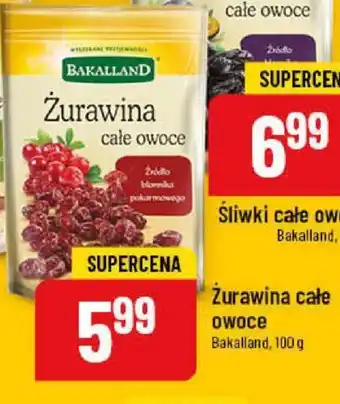 Polomarket Bakalland Żurawina całe owoce 100g oferta