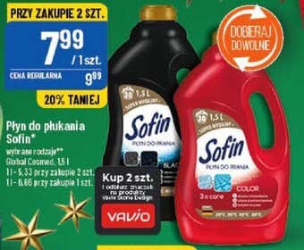 Global Cosmed Płyn do płukania Sofin wybrane rodzaje 1,5l