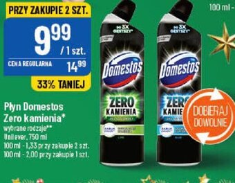 Polomarket Unilever Płyn Domestos Zero kamienia wybrane rodzaje 750ml oferta