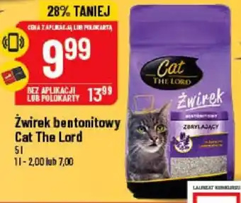 Polomarket Cat The Lord Żwirek bentonitowy 5l oferta