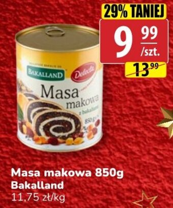 API MARKET Bakalland masa makowa 850g oferta