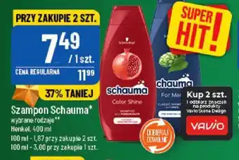 Polomarket Henkel Szampon Schauma wybrane rodzaje 400ml oferta