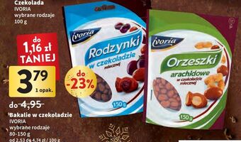 Intermarche Orzechy arachidowe w czekoladzie mlecznej ivoria oferta