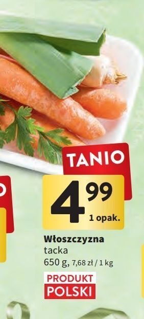 Intermarche Włoszczyzna tacka oferta