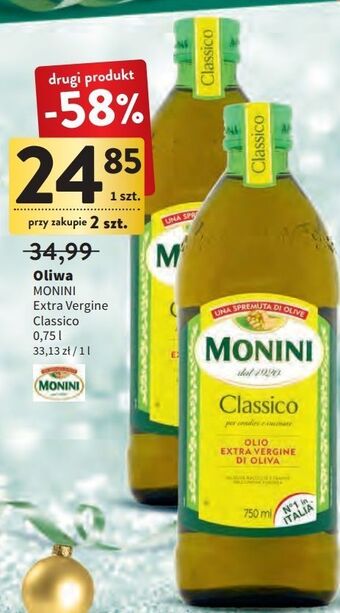 Intermarche Oliwa z oliwek extra vergine monini classico oferta
