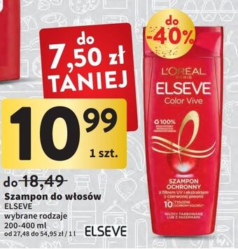 Intermarche Szampon do włosów ochronny l'oreal elseve color-vive oferta
