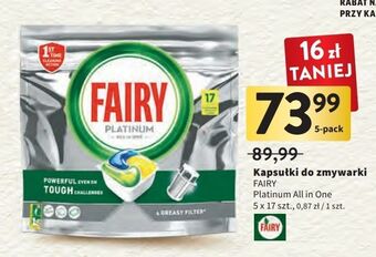 Intermarche Tabletki do zmywarek lemon fairy platinum oferta