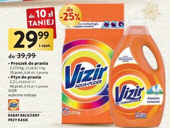 Intermarche Proszek do prania kolor vizir aqua puder oferta
