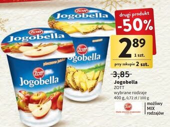 Intermarche Jogurt pieczone jabłko zott jogobella oferta