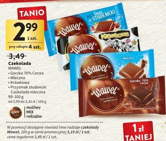 Intermarche Czekolada gorzka 70 % wawel dark oferta