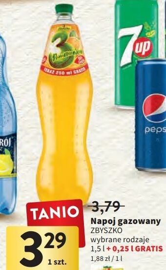 Intermarche Napój zbyszko 3 pomarańcze oferta