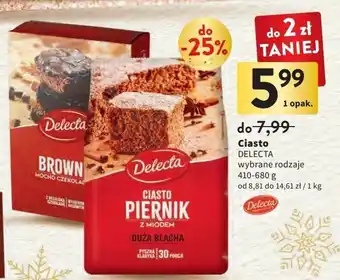 Intermarche Babeczki brownie mocno czekoladowe delecta oferta