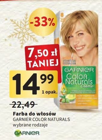 Intermarche Krem koloryzujący do włosów 8 garnier color naturals creme oferta