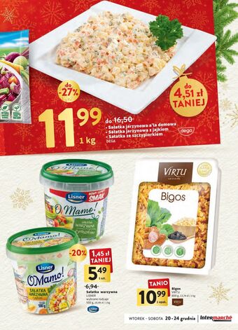 Intermarche Sałatka ze szczypiorkiem dega oferta