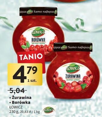 Intermarche Borówka do mięs i serów łowicz oferta