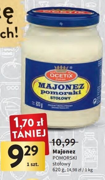 Intermarche Majonez pomorski stołowy ocetix oferta