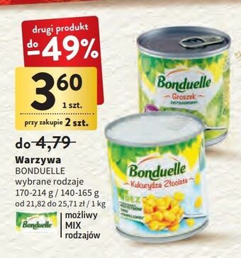 Intermarche Groszek kosnerwowy bonduelle oferta