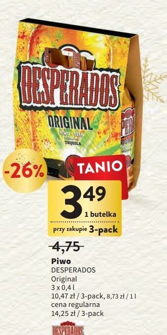 Intermarche Piwo desperados oferta