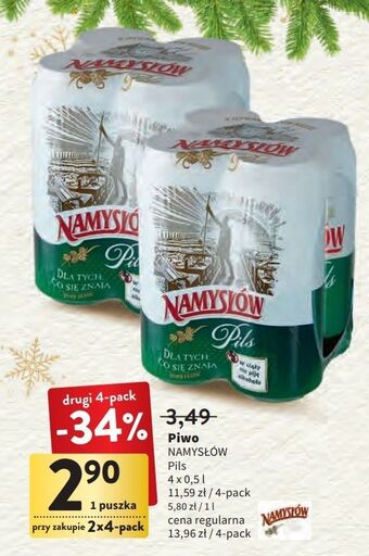 Intermarche Piwo namysłów pils oferta