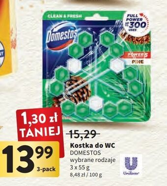 Intermarche Kostka do wc pine domestos power5 oferta